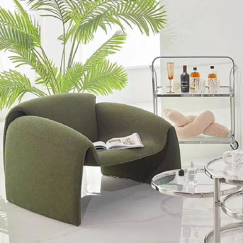 MOMO Crab Chair Single Chair Living Room Light Luxury Italian Minimalist High-end Creative Leisure Single Designer Sofa Chair