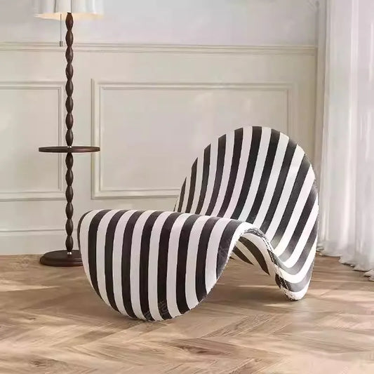 MOMO Designer Lounge Chair Living Room Bedroom Balcony Study Light Luxury Lazy Sofa Single Tongue Sofa