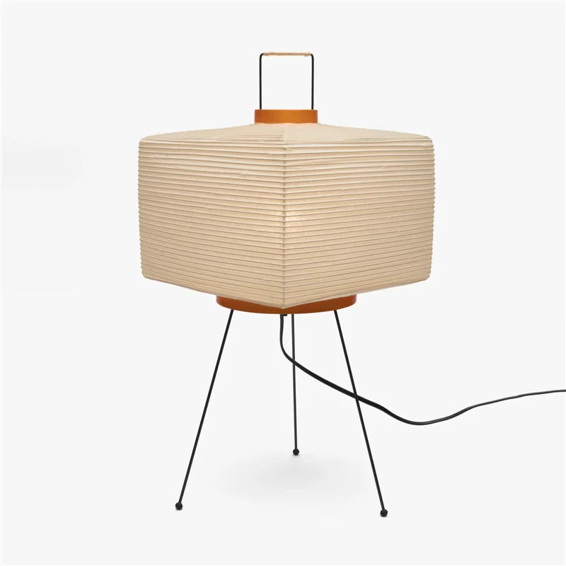 Japanese Design Akari Noguchi Yong Table Lamp LED E27 Rice Paper Modern Light Fixtures Home Decor Living Room Bedroom Kitchen