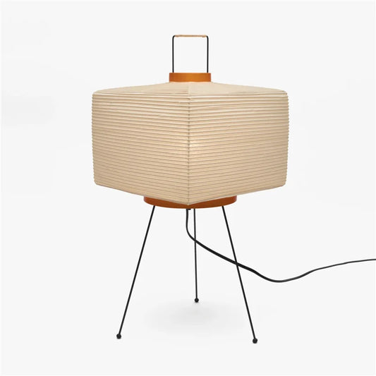Japanese Design Akari Noguchi Yong Table Lamp LED E27 Rice Paper Modern Light Fixtures Home Decor Living Room Bedroom Kitchen
