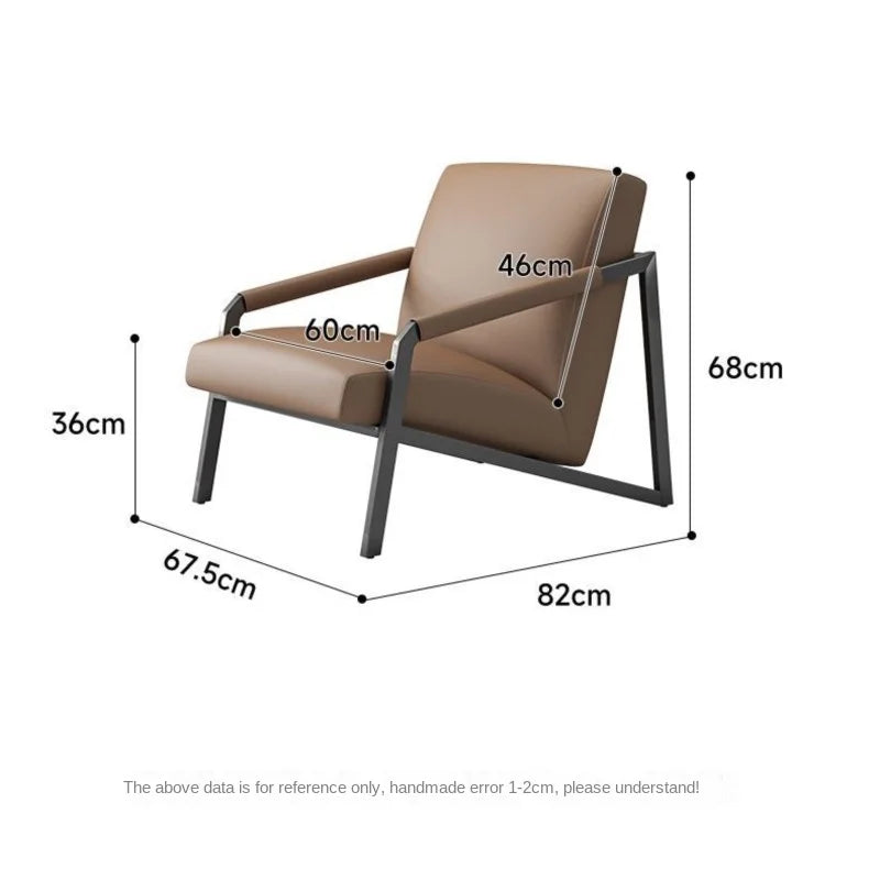MOMO Scandinavian Single Lazy Sofa Balcony Living Room Bedroom Leisure Luxury Cream Style Italian Latest Models Chaise Longue